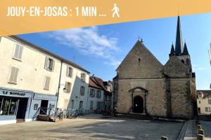 Appartements Charmant T2 Tiny House Lumineux au Coeur de Jouy : photos des chambres