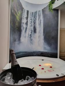 Waterval Wellness-suite met Sauna!