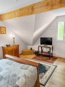 Maisons de vacances Nature et Bord d'Etang a Jars : photos des chambres