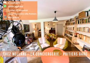 Appartements Chez Nellane - Poitiers - HyperCentre - LaConciergerie : photos des chambres
