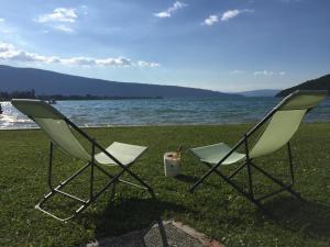 Appartements Appartement Le Beach du Lac d-Annecy avec les pieds dans l eau, plage et ponton prive : photos des chambres