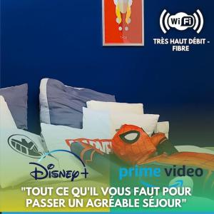 Appartements Le repaire des heros 150m plage parking prive - lesvoyagescolores : photos des chambres