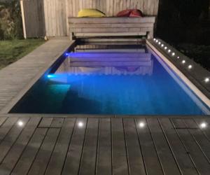 Maisons de vacances Moderne Confort Familial Piscine naturelle 11mx3m : photos des chambres