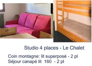 LE CHALET - Piscine 2 - Studio pour 4 Personnes MAE-8694 - غوريت
