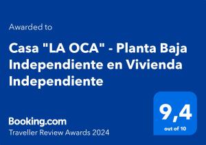 Casa "LA OCA" - Planta Baja Independiente en Vivienda Independiente