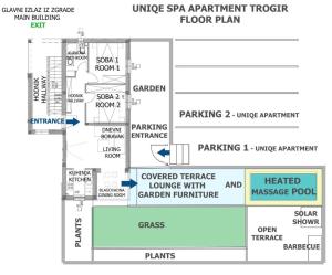 UNIQUE Trogir - garden with PRIVATE heated massage POOL ONLY FOR YOU