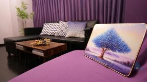 G3 ll 특별가격 전철역 도보3분 번화가의 조용한 2룸 퍼플하우스 침대4