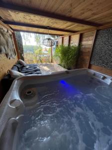 Cabane bien belge avec cinéma et jacuzzi