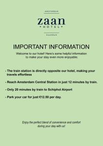 Zaan Hotel Amsterdam - Zaandam