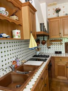 Maison dans un grand parc