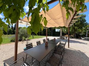 Maisons de vacances Mas 19e entierement climatise avec piscine a usage exclusif : photos des chambres