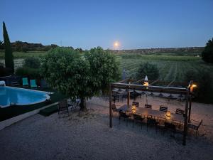 Maisons de vacances Mas 19e entierement climatise avec piscine a usage exclusif : photos des chambres