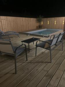 Villas Villa bois avec piscine : photos des chambres