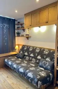 Studio Plagne Montalbert Départ Skis aux pieds - 蒙塔尔贝特