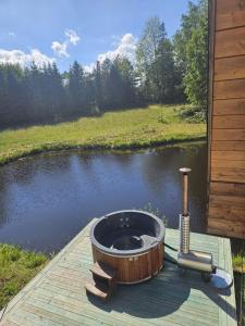 Domek Dotyk rosy na Kaszubach