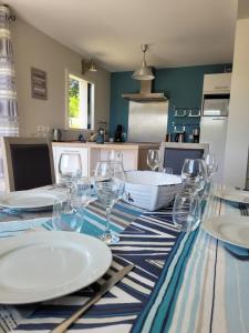 Maisons de vacances Maison recente a cote du Casino et de la baie du Kernic : photos des chambres