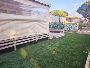 Campings Kokua Vacances presente MOBIL HOME residentiel toutes options camping 4 etoiles CANET : photos des chambres