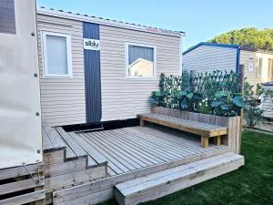 Campings Kokua Vacances presente MOBIL HOME residentiel toutes options camping 4 etoiles CANET : photos des chambres