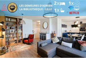 Appartements La Bibliotheque - Les Demeures d-Adrien : photos des chambres