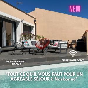 Villas La Villa des Cistes au calme vue Etangs : photos des chambres