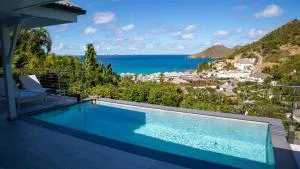 Romantic villa with stunning views of blue ocean - Anse des Cayes