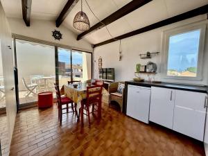 Studio cabine avec piscine, terrasse et parking – 4 couchages à Saint-Cyprien Plage - FR-1-225D-212