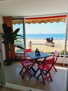 Renovated front poniente beach 4 pax wifi