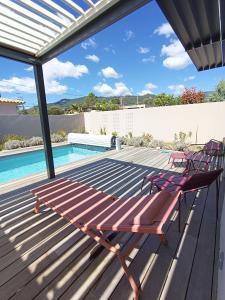 Villas Villa Posidonie, 5 pers, clim et piscine chauffee : photos des chambres