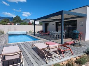 Villas Villa Posidonie, 5 pers, clim et piscine chauffee : photos des chambres