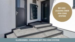 Iller Homes - 5 x Moderne Fewos je 1bis2 oder 1bis4 Pers mit Küche u Balkon - Parkplätze vorhanden