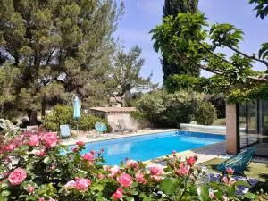 Belle villa avec piscine proche d Aix en provence - 布克贝莱尔