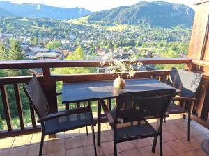 Appartement 1 chambre et mezzanine à Megève avec balcon et animaux admis - FR-1-453-57