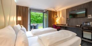 Comfort Einzelzimmer mit Balkon room in PLAZA Residence Stuttgart-Ditzingen