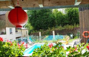 Appartements Studio cosy Piscine Rocherfort en Terre Centre : photos des chambres