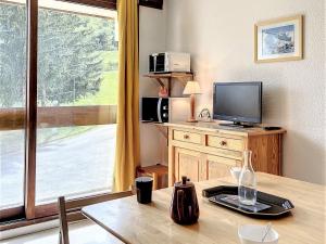 Studio lumineux au pied des pistes avec WIFI - FR-1-267-291
