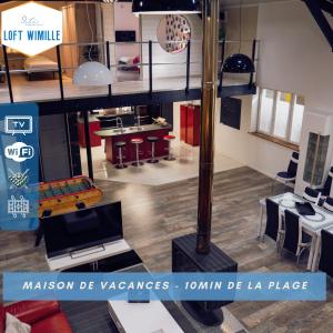 Maisons de vacances Loft Spacieux a Wimille, Proche de Nausicaa et des Plages, 8 couchages : photos des chambres