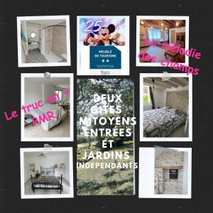 Appartements Le Truc en plus, accessibles PMR, appartement 45 m2 mitoyen dans une maison avec un autre appartement : photos des chambres