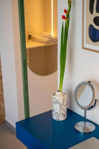 Infinity Blue next to the sea