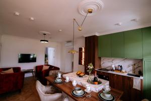 Apartamenty Chopina Stare Miasto Zamość, Apartamenty Dwuosobowe, Apartamenty Czteroosobowe z Prywatną Sauną