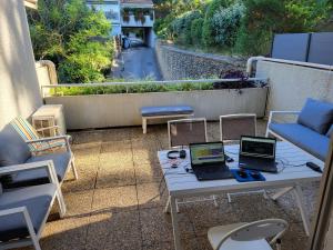 Apartement bord de mer parking terasse