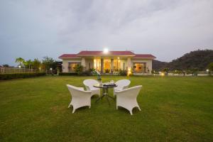 ELIVAAS Shourya Celesta Luxe 3BHK Villa with Pvt Pool, Udaipur