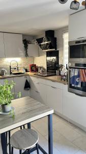 Pavillon climatisé avec extérieur et piscine collective - 4PAV87