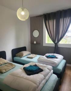Appartements Appartement Clermont-Ferrand F3 2 chambres 1 chambre avec 1 lit simple et 1 chambre avec 2 lits doubles : photos des chambres