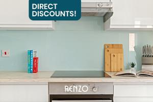 Bright and Warm 1-bed Apartment in Newark on-Trent by Renzo, Perfect for Contractors, Sleeps 4!