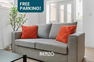 Bright and Warm 1-bed Apartment in Newark on-Trent by Renzo, Perfect for Contractors, Sleeps 4!