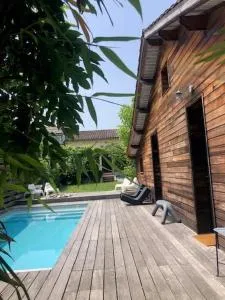 Maison avec piscine quartier résidentiel Bordeaux - Capeyron
