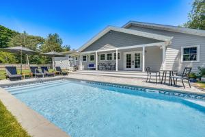 Distinctive Hamptons Home with Pool Near Bay, Ocean