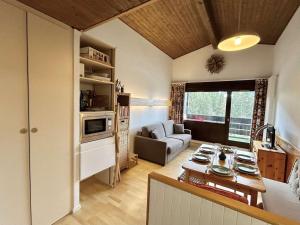 Studio + Alcôve 4 Couchages, Balcon, Parking, Skis - Proche Rochebrune, Megève - FR-1-597-168