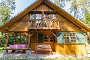 Hubertówka - jezioro Gim 450 m od plaży