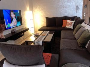 Appart-Studio moderne et cosy, Grande terasse